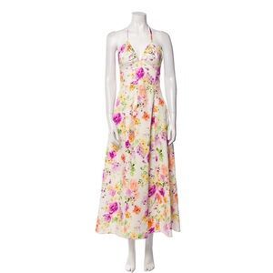 Favorite Daughter Cream Halter Maxi Dress